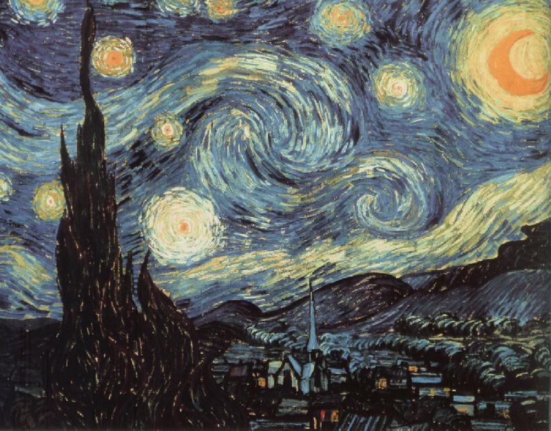 Vincent Van Gogh nuit etoilee china oil painting image
